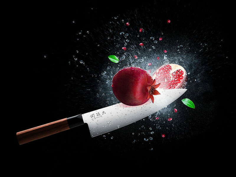 Reklamná a produktová fotografia nôž