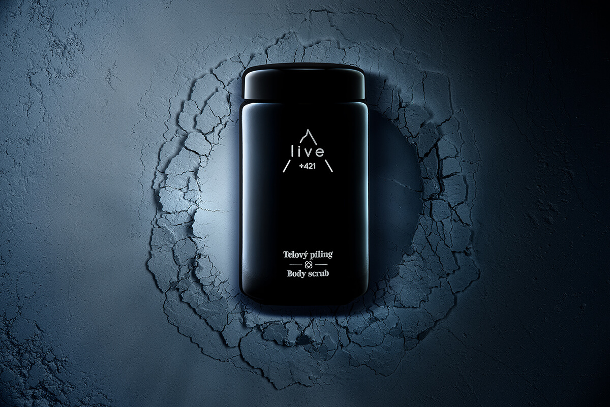 Reklamná a produktová fotografia peeling